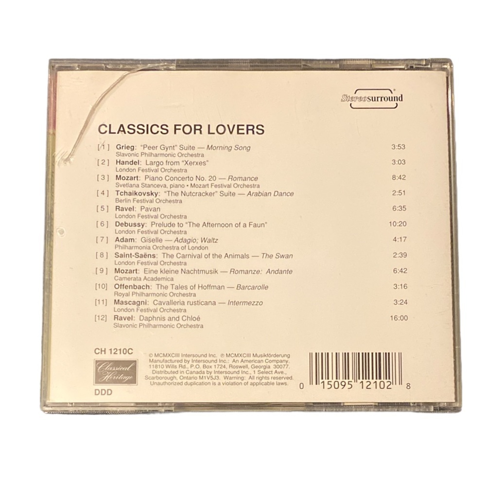 Classics for Lovers, classical CD - Picture 3 of 3